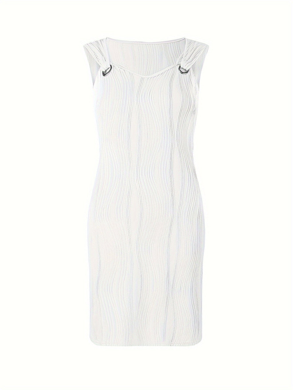 Macy™ - Robe Mini Sans Manches Élégante