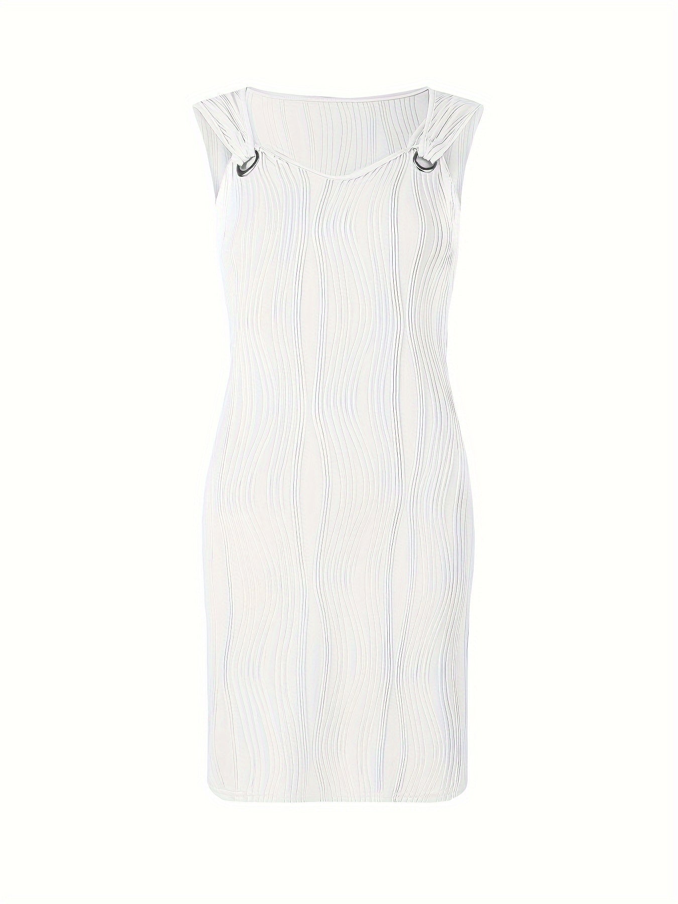 Macy™ - Robe Mini Sans Manches Élégante