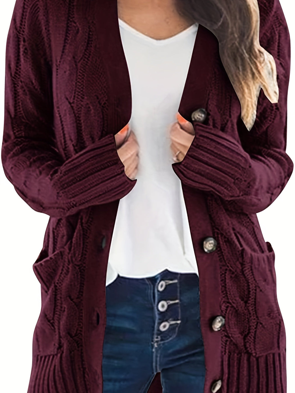 VESTE TRICOTÉE ÉLÉGANTE POUR FEMMES