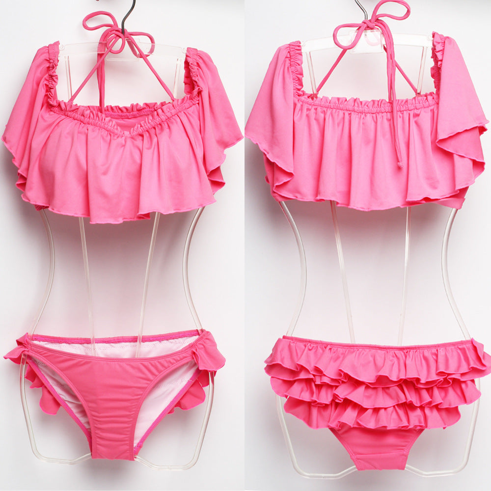 Shorts de bain pour femmes avec volants R&B