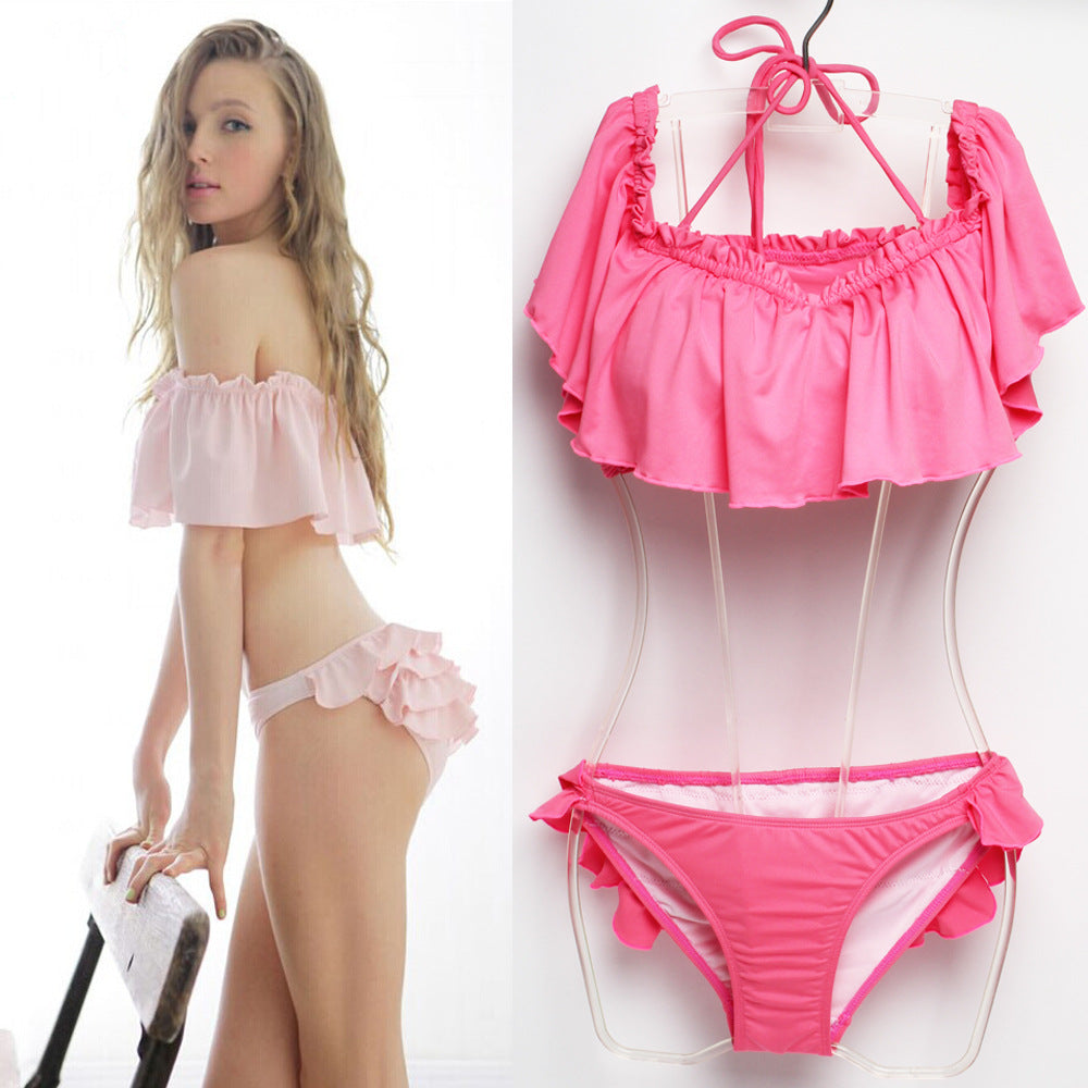 Shorts de bain pour femmes avec volants R&B