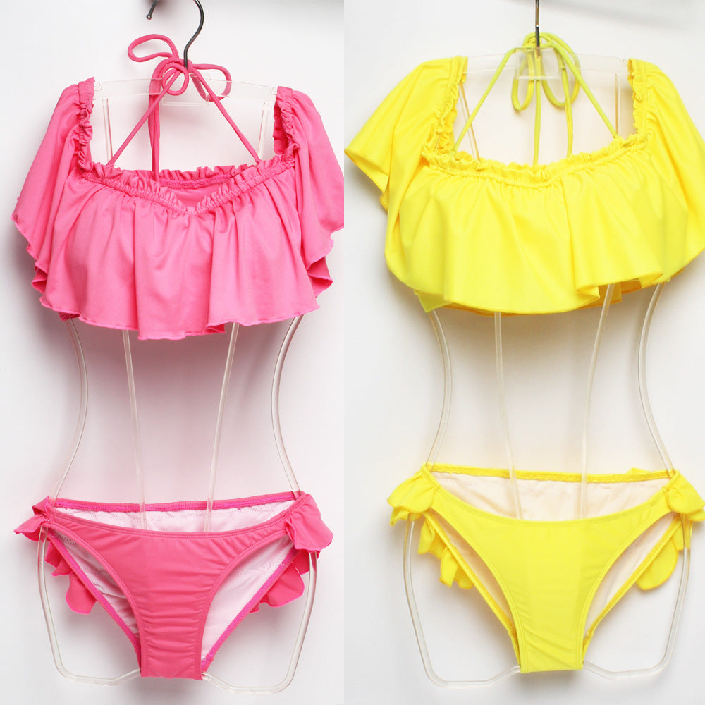 Shorts de bain pour femmes avec volants R&B