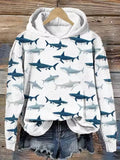 Greta | Sweat à capuche doux et coloré avec un motif scandinave