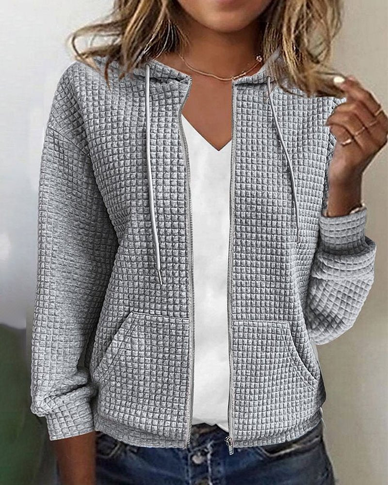 Hannah | Veste en Tricot Décontractée et Polyvalente avec Capuche