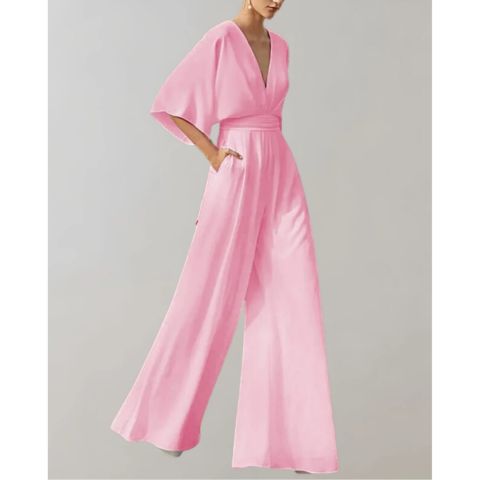 Combinaison ajustée et fluide pour femme | Chic