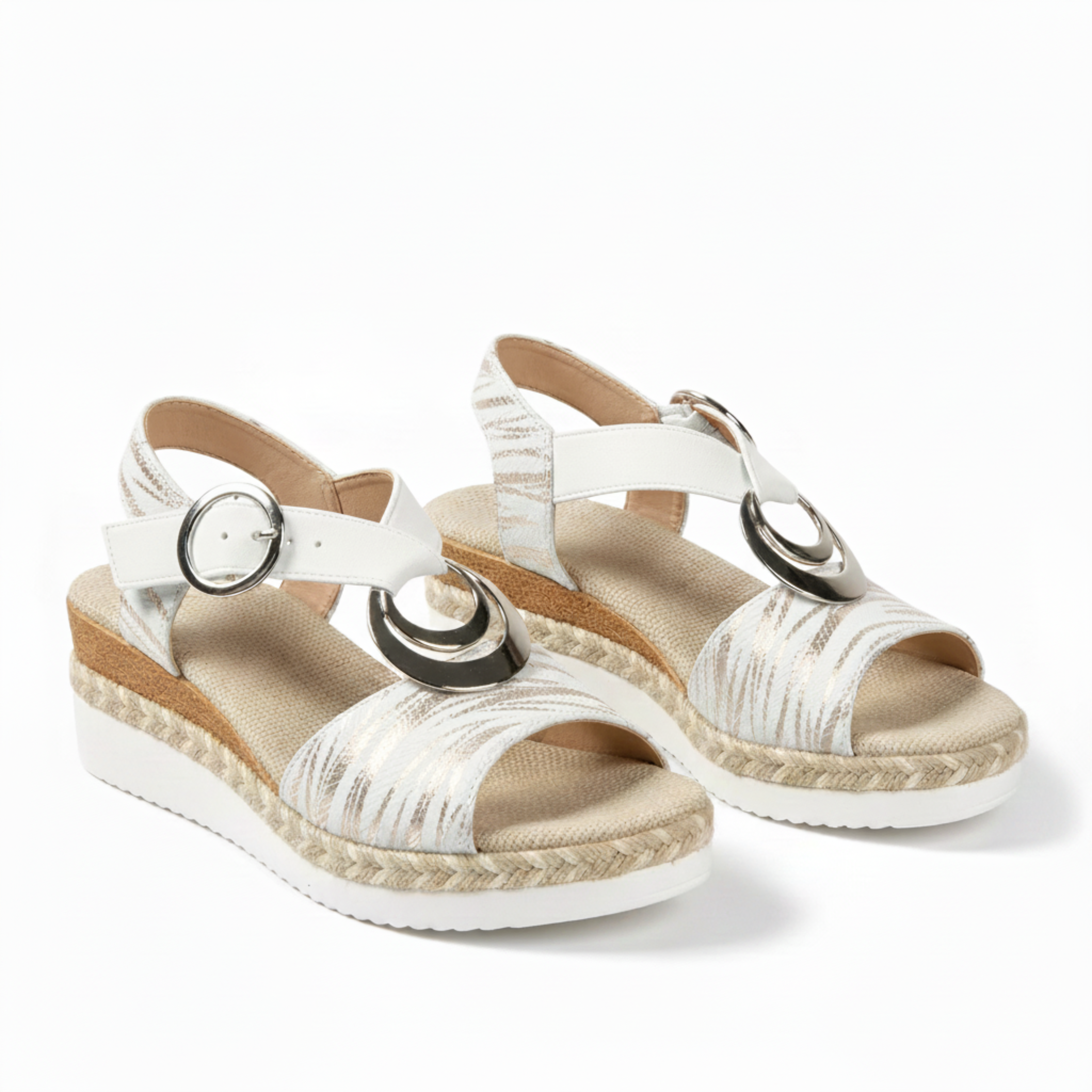 Sandales à Bride Arrière pour Femme Chaussures Rétro à Petit Talon et Boucle