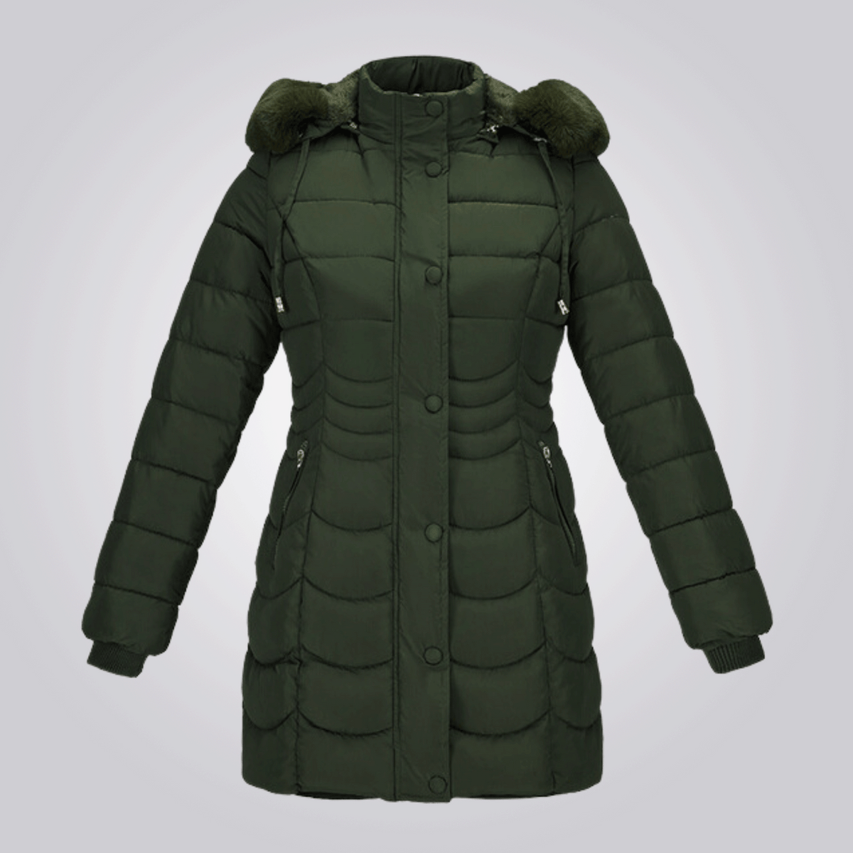 Saskia - Élégant Long Manteau D'hiver Matelassé