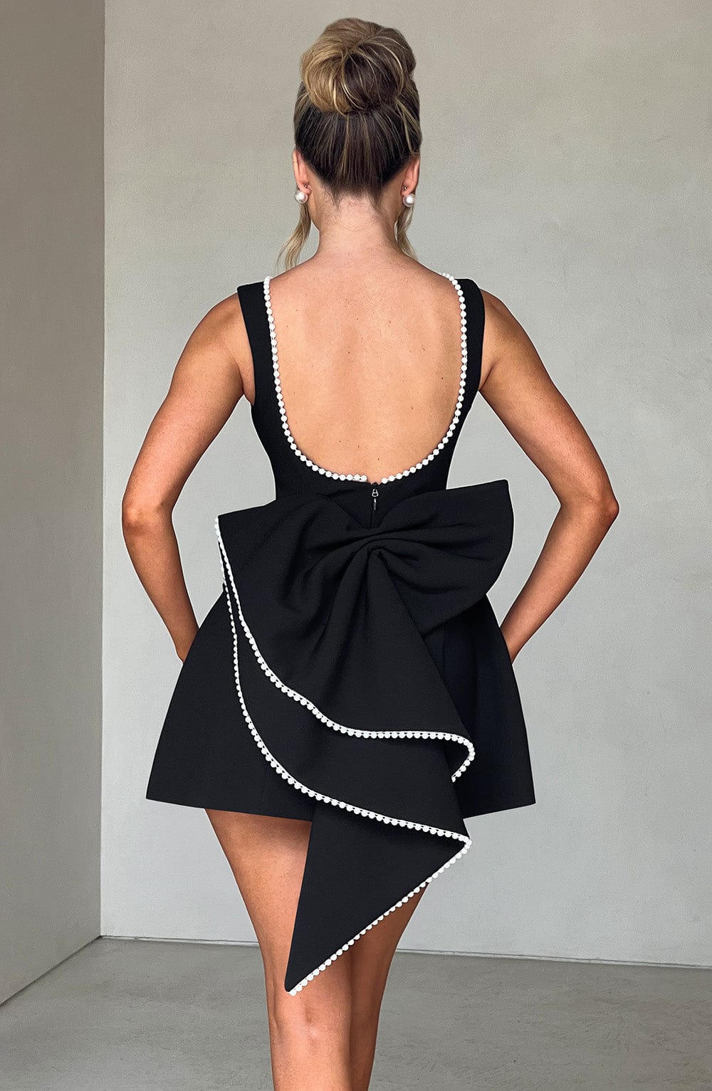 Robe Mini Invité de Mariage pour Femmes | Sans Manches