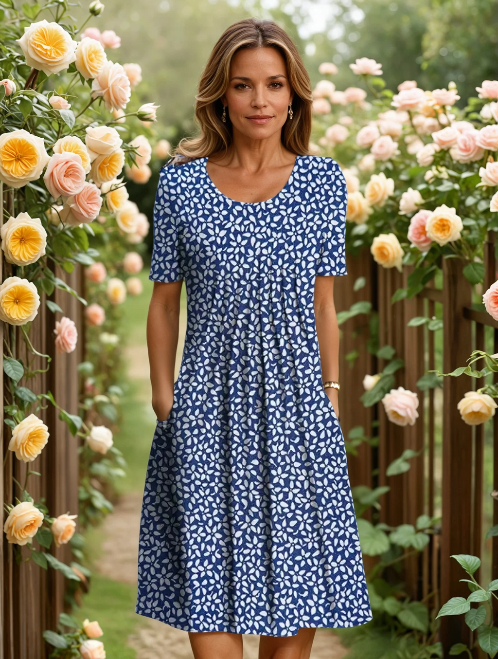 Fiona™ - Robe élégante de tous les jours