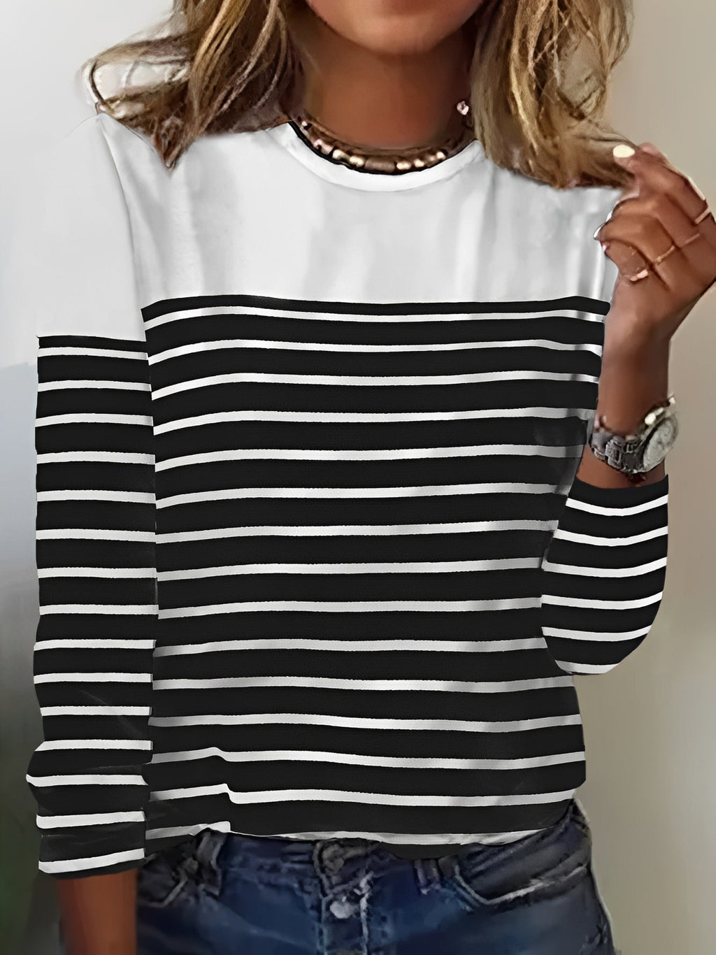 Ella - Blouse à Manches Longues pour Femmes - Élégante et Décontractée
