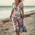 Manon - Robe d'été fluide avec décolleté en V
