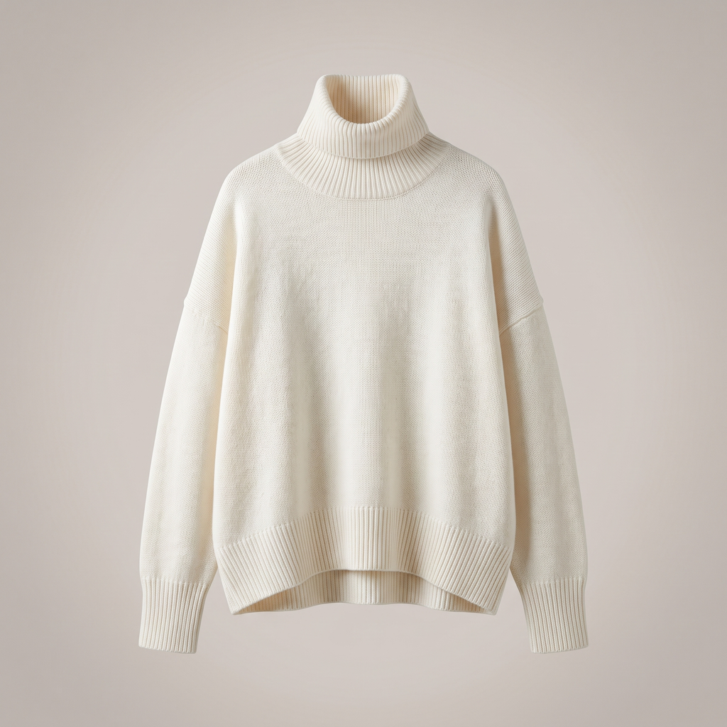 Sienna | Pull à col roulé oversized décontracté et luxueux pour femmes