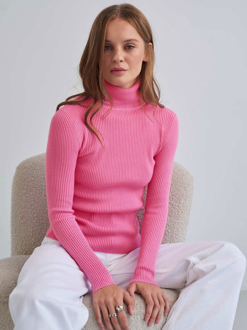 Diana | Pull col roulé classique et polyvalent pour femmes