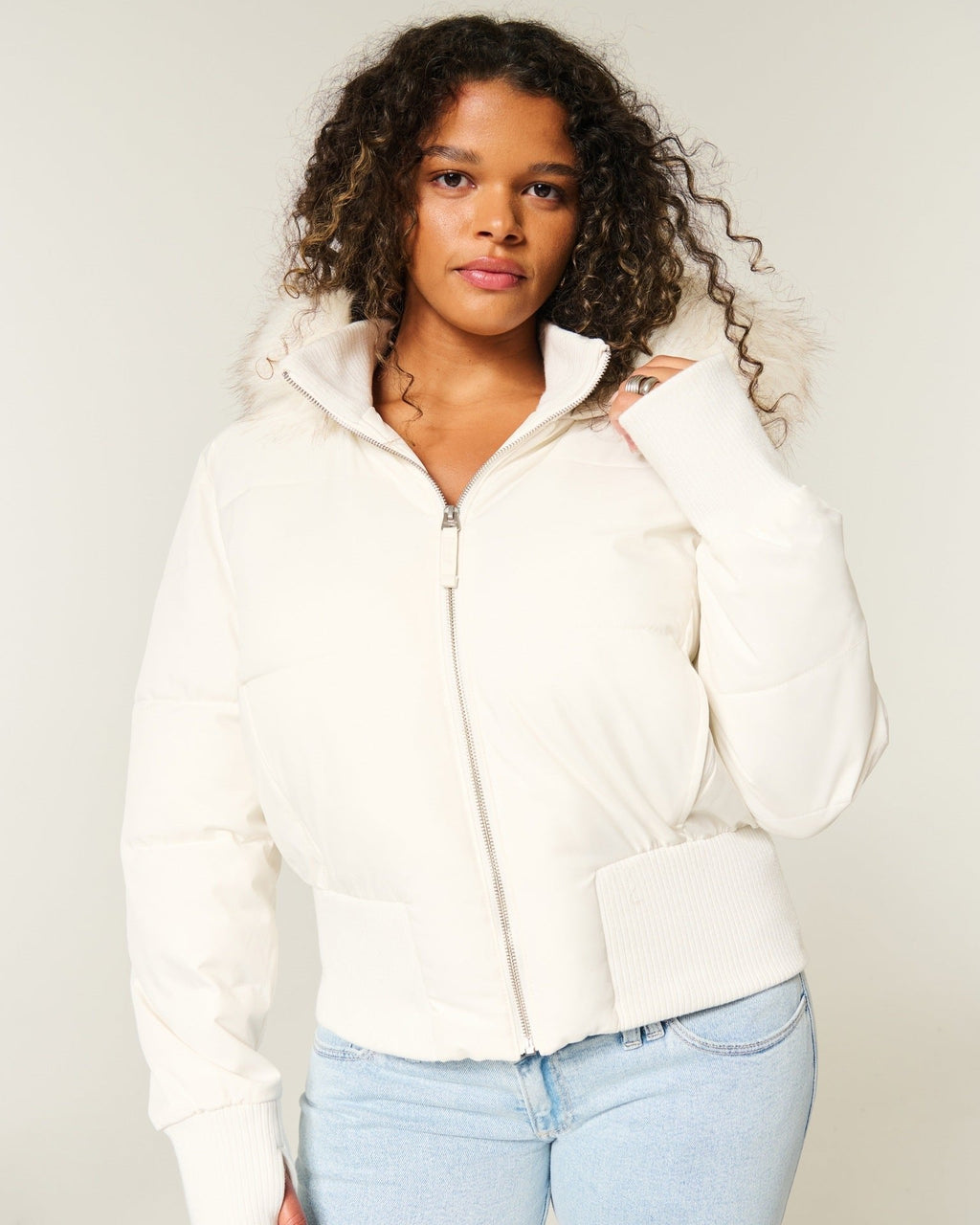 Elisa | Veste matelassée chaude et élégante avec capuche amovible