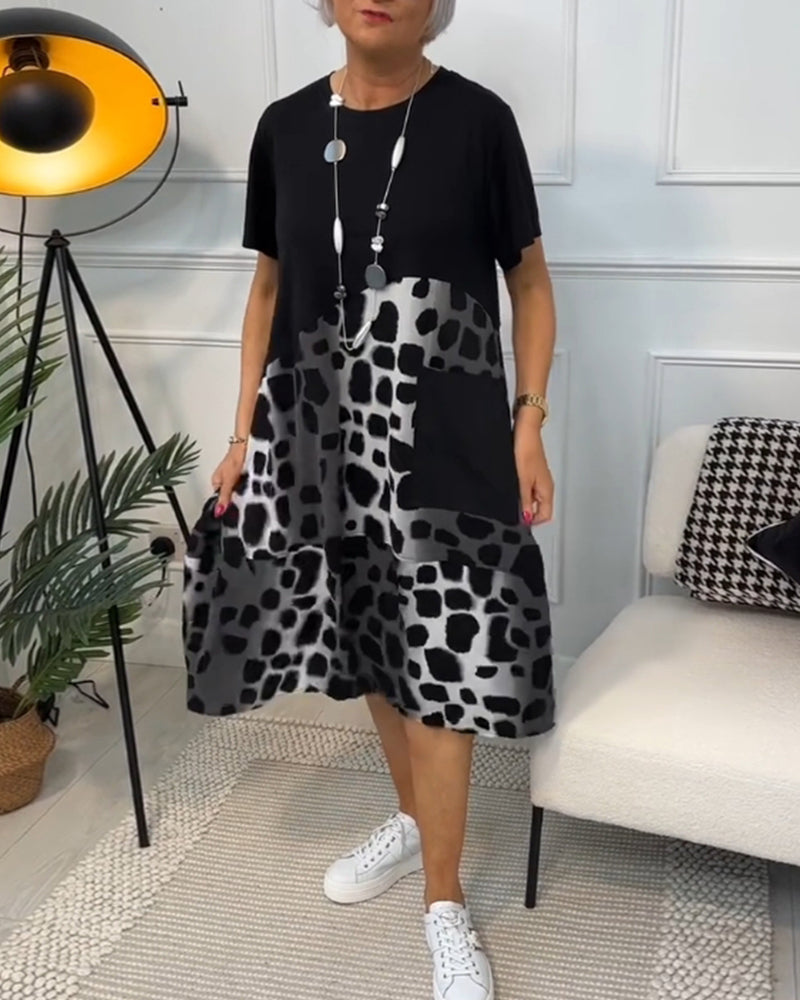 Sherlene - Robe imprimé léopard