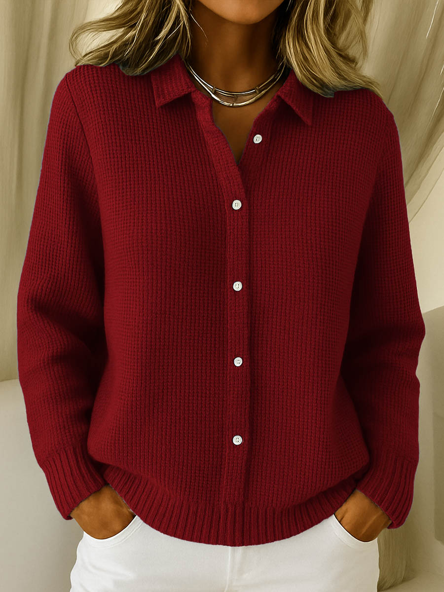 Renate - Gilet Élégant Oversized à Boutons