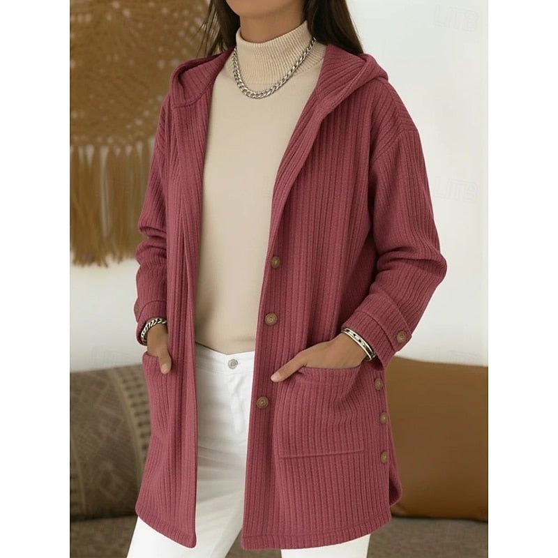 Amelia | Trench-coat à capuche doux et élégant