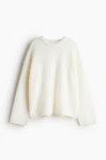 Pull élégant avec col rond et coupe décontractée