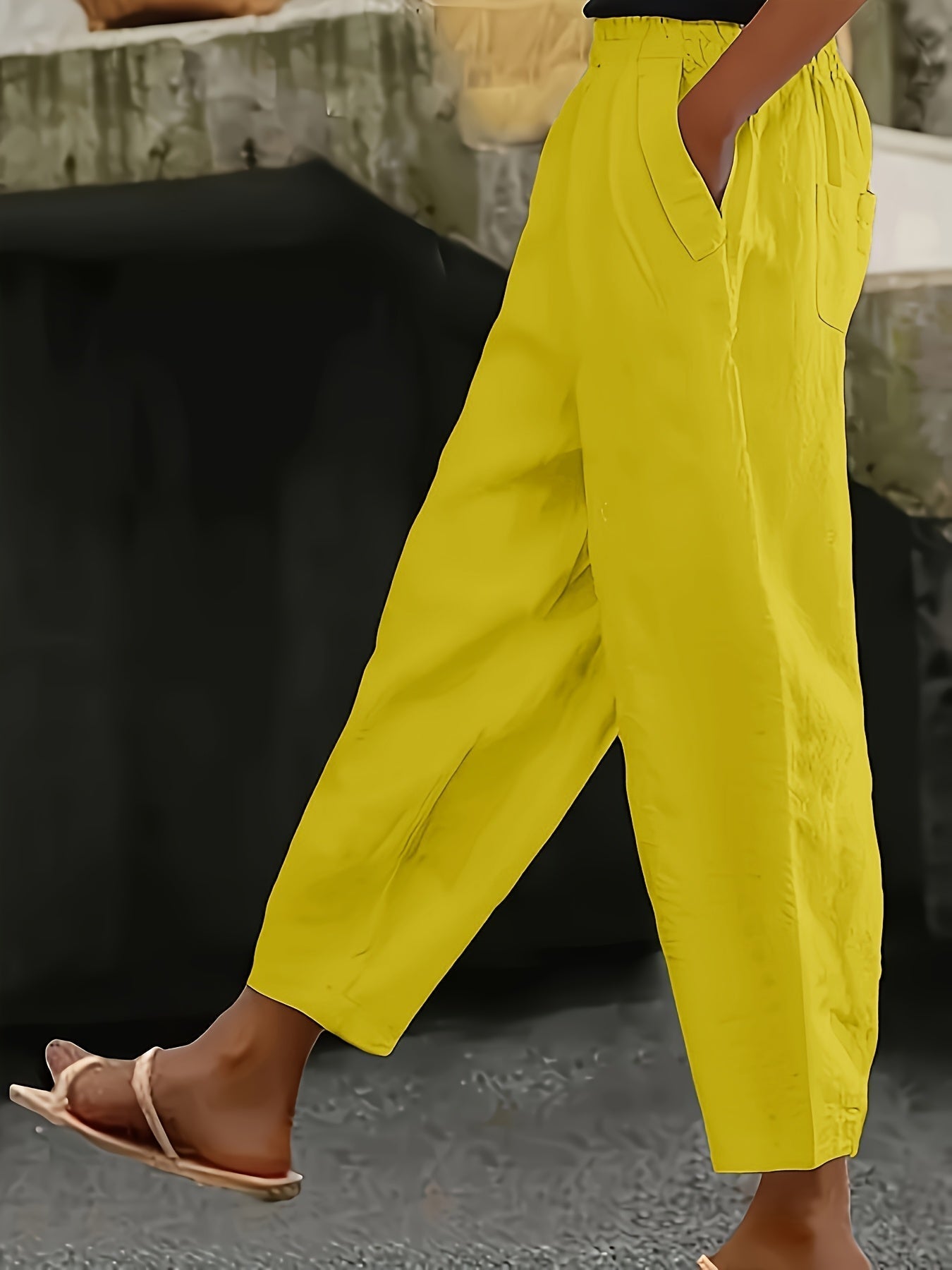 Rachel™ - Capri confortable avec ceinture élastique