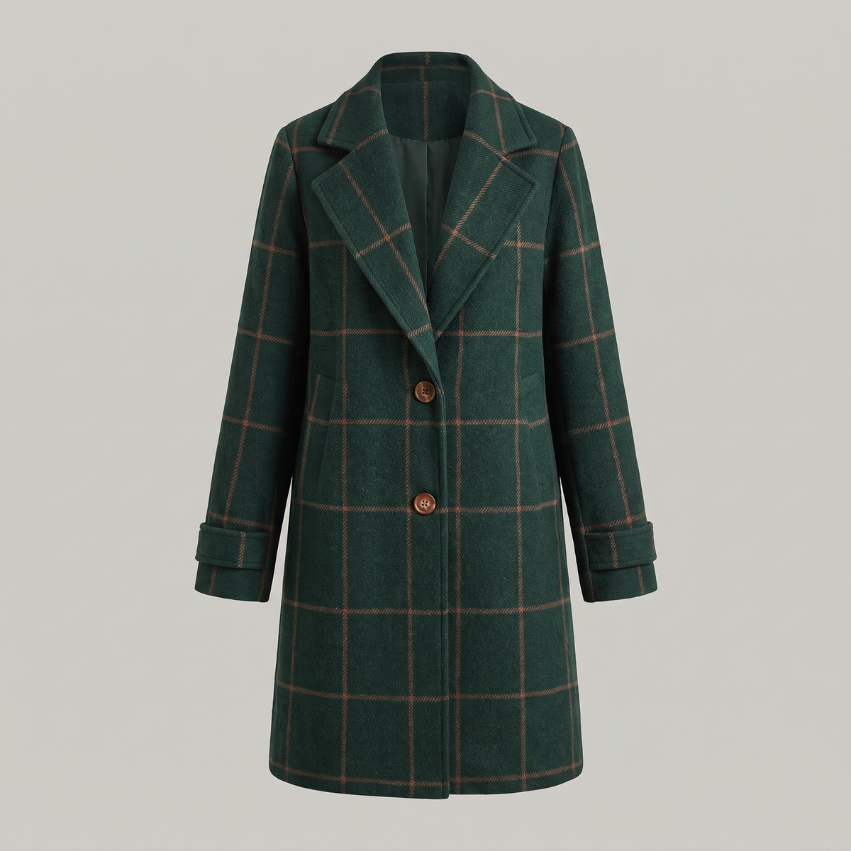 Helena | Trench-coat à carreaux classique et moderne