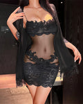 Susanne | Ensemble de lingerie en dentelle séduisante avec mesh