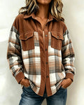 Chemise Carreau Patchwork Poche
