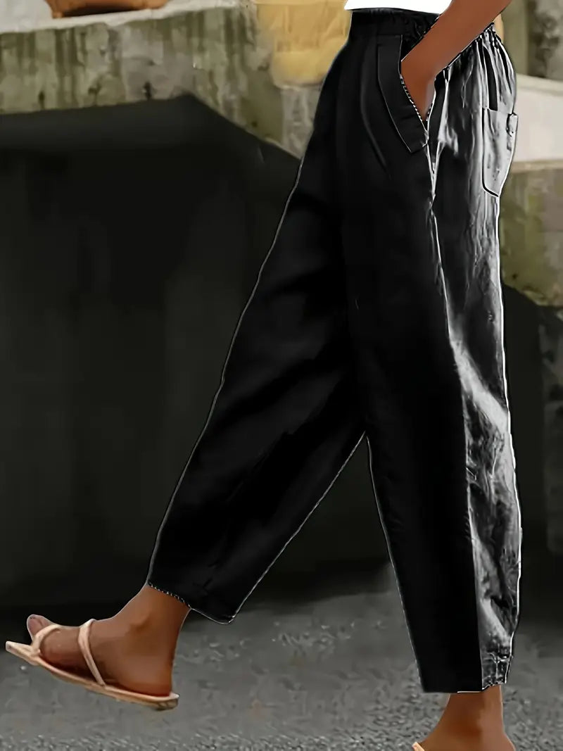 Rachel™ - Capri confortable avec ceinture élastique