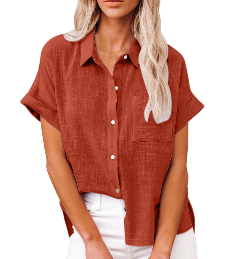 Blouse Oversize Femme – Convient pour le Printemps et l'Été, Usage Décontracté