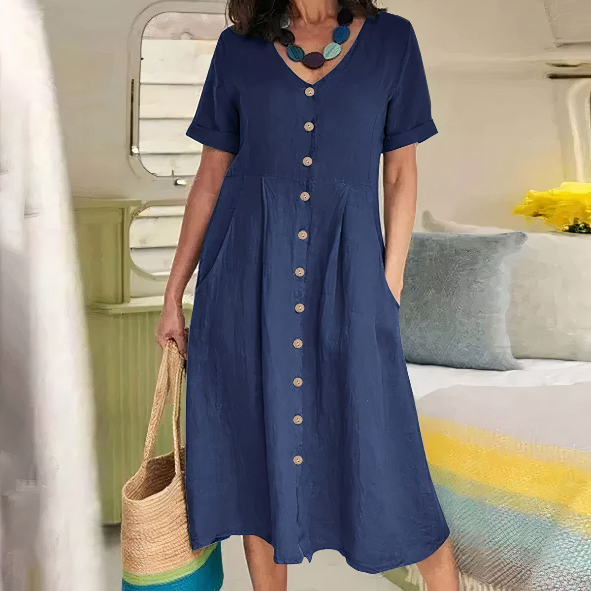 Briar - Robe à boutons sans effort