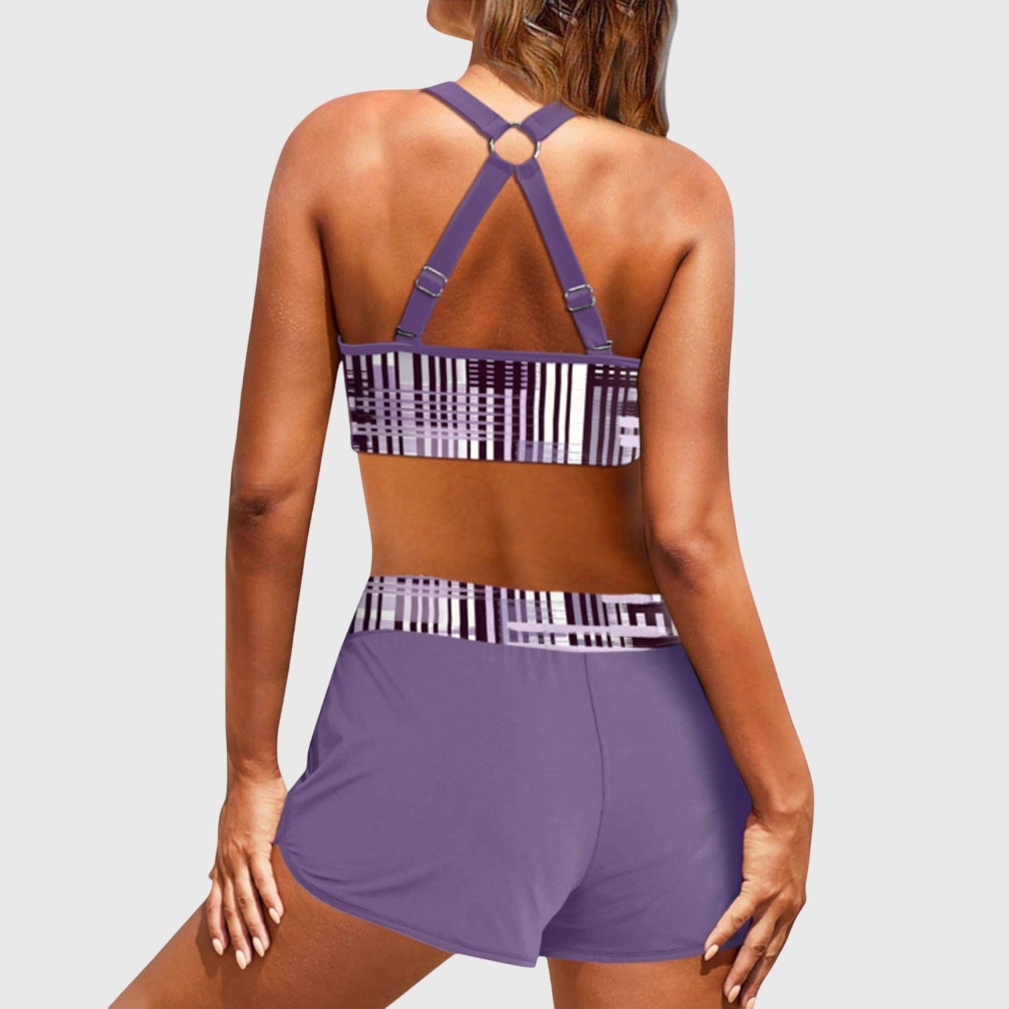 Janelle - Bikini à taille haute en rib