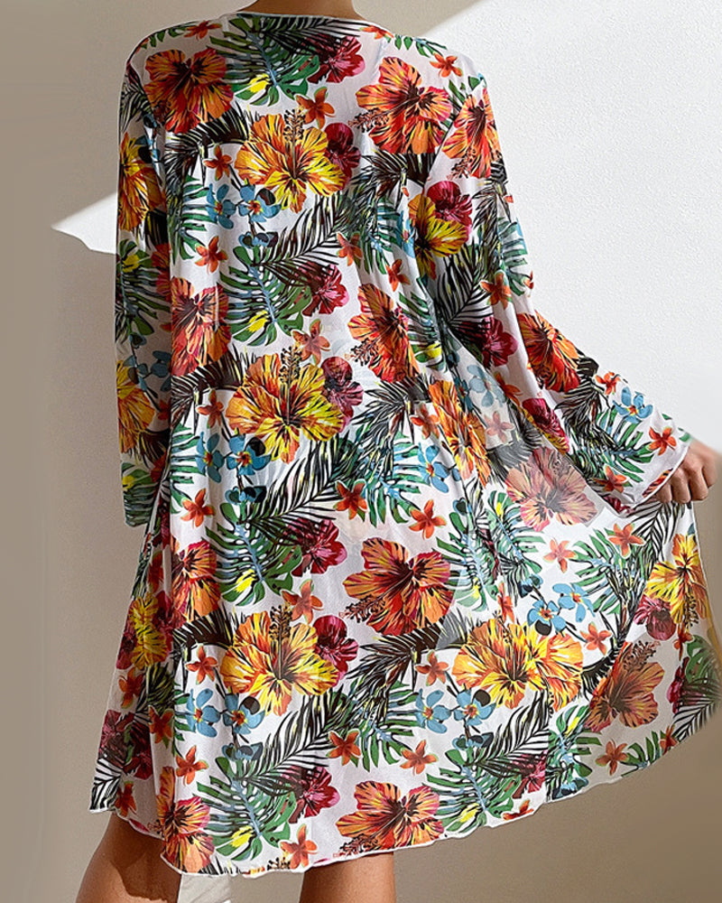 Ensemble Bikini avec Jupe Fleurie pour Femme | Idéal pour l’Été