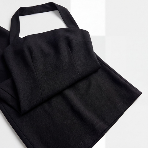 Robe extensible à col licou pour femme | Maxi