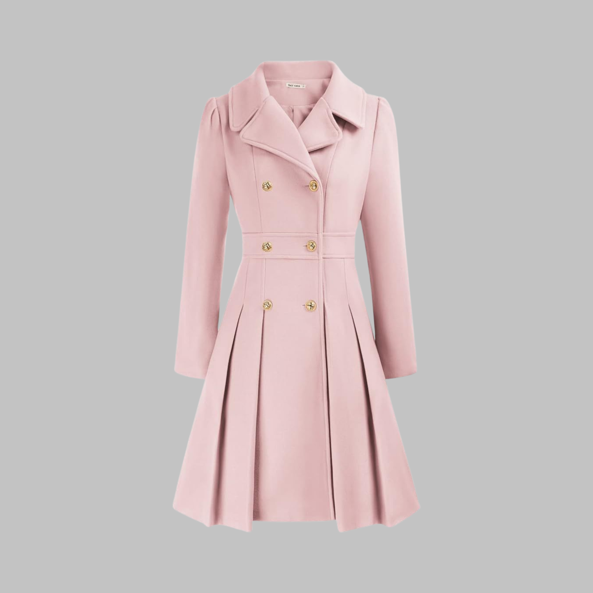 Manteau Double Boutonnage Femme – Coupe Classique et Élégance Intemporelle