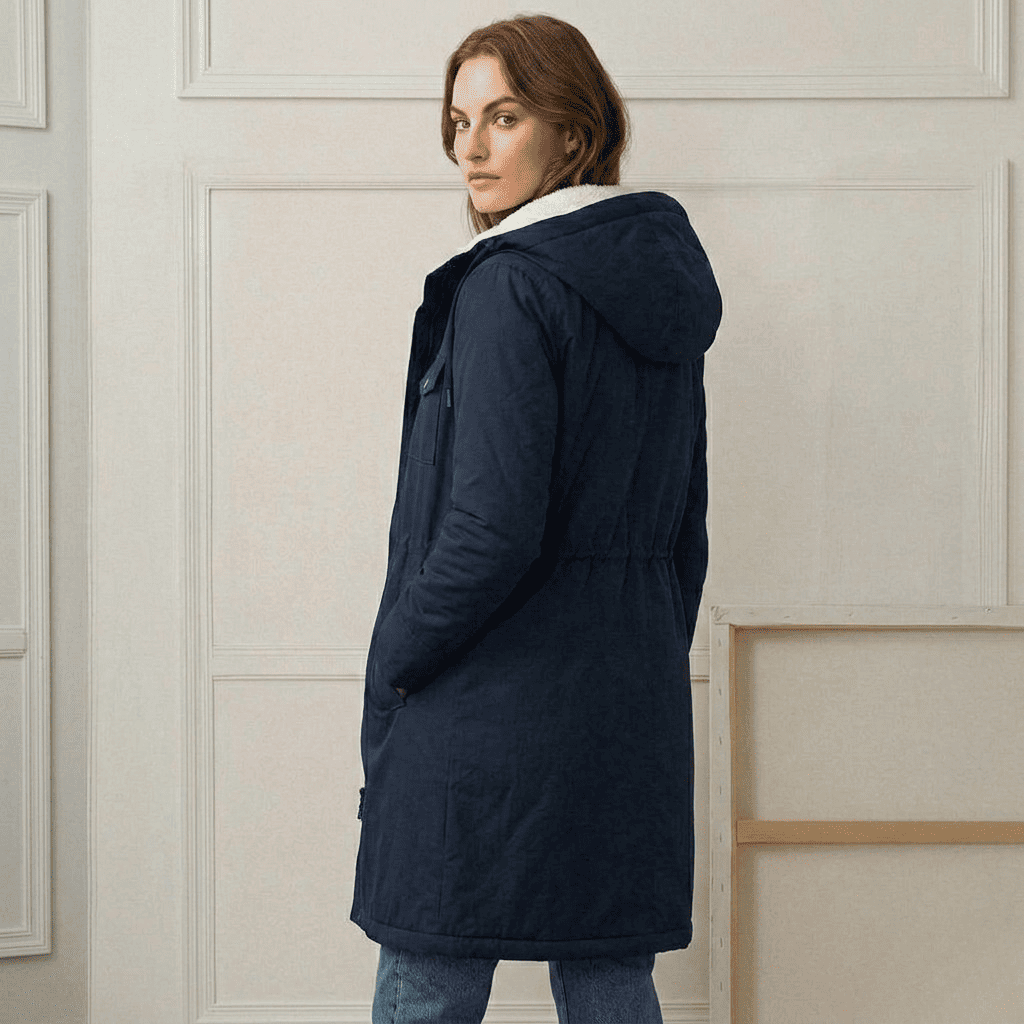 PARKA D'HIVER AVEC DOUBLURE EN POLAIRE POUR FEMMES