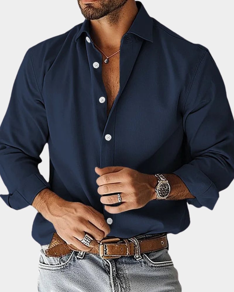 Tyson | Chemise à manches longues pour hommes avec boutons