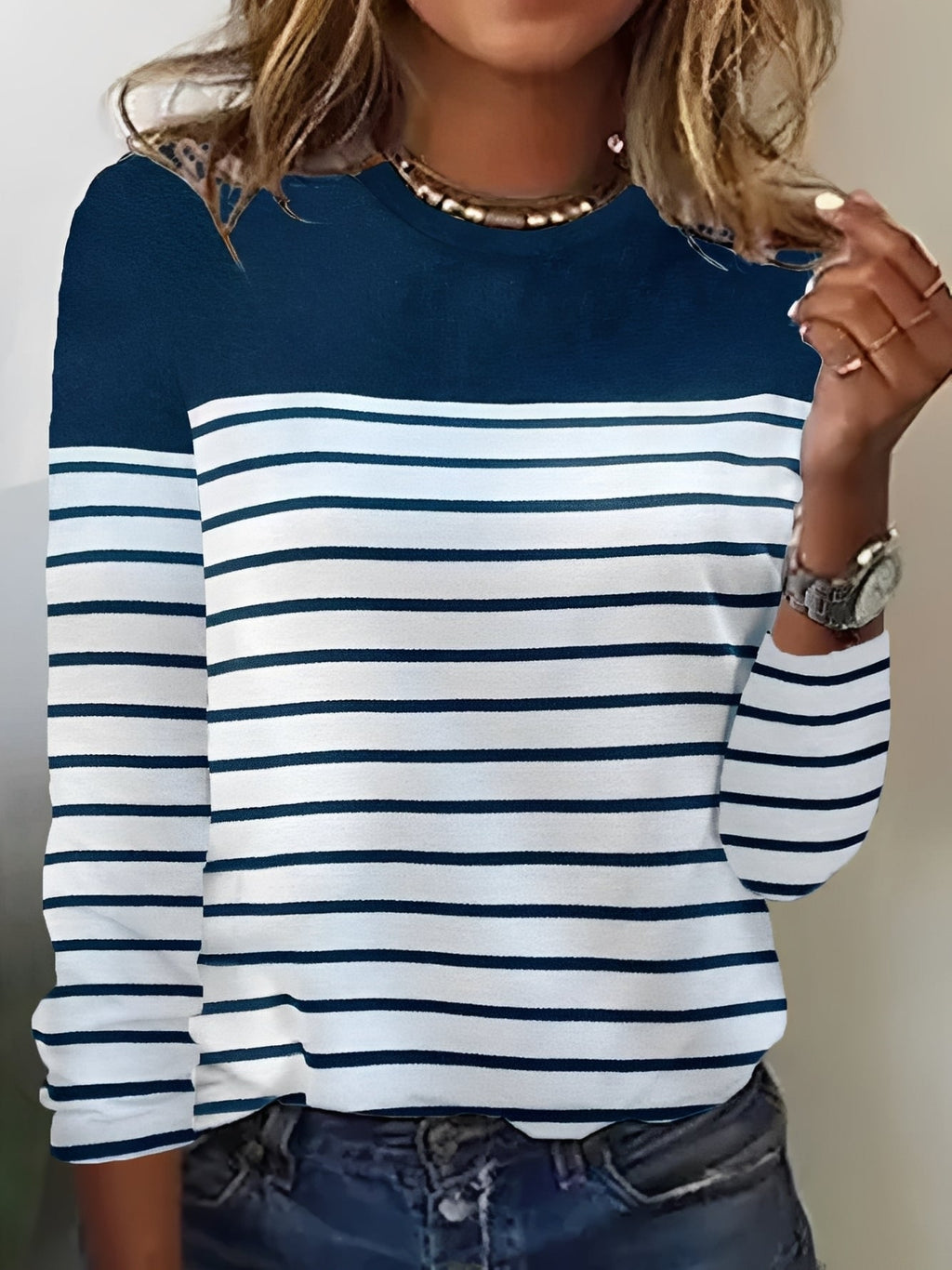 Ella - Blouse à Manches Longues pour Femmes - Élégante et Décontractée