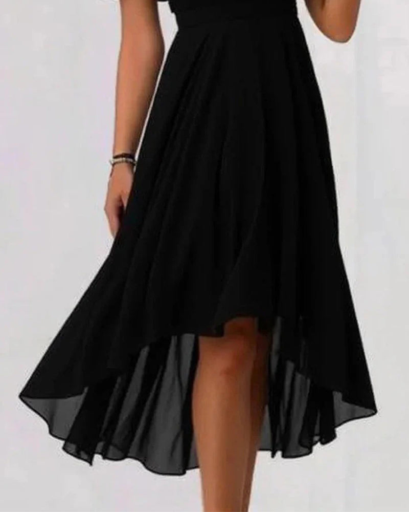 Calissa | Robe de soirée féminine avec ourlet asymétrique