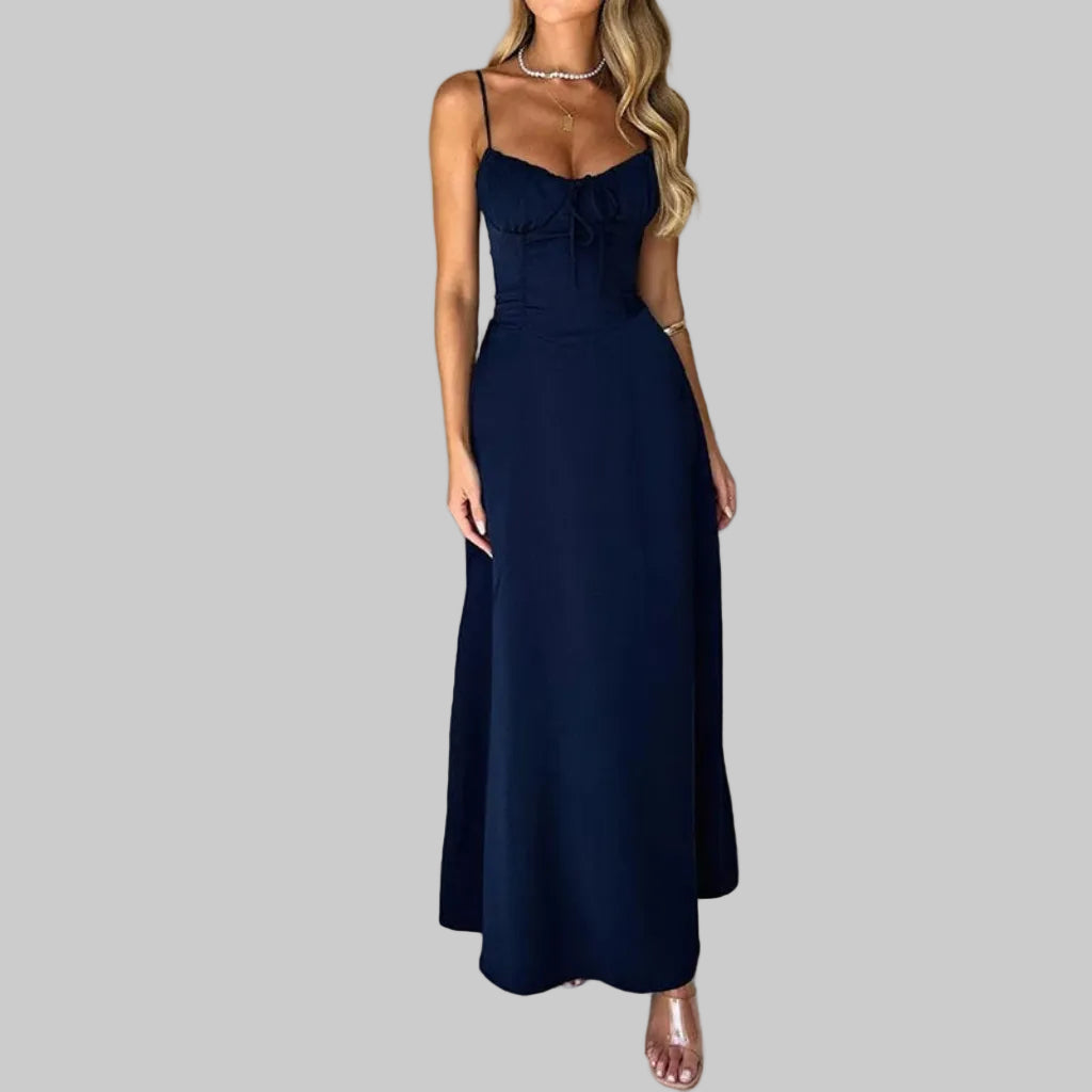 Robe A-ligne Femme – Avec Fermeture à Lacets, Convient pour les Occasions Décontractées et Spéciales