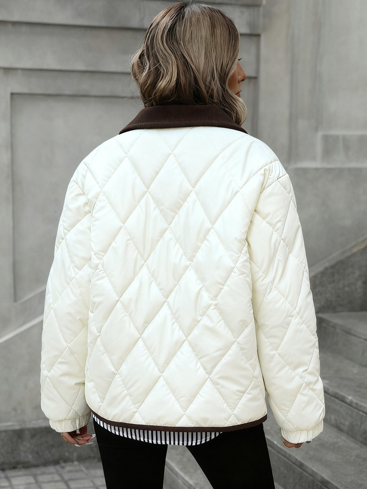 Julie - Manteau d'hiver oversize élégant et matelassé