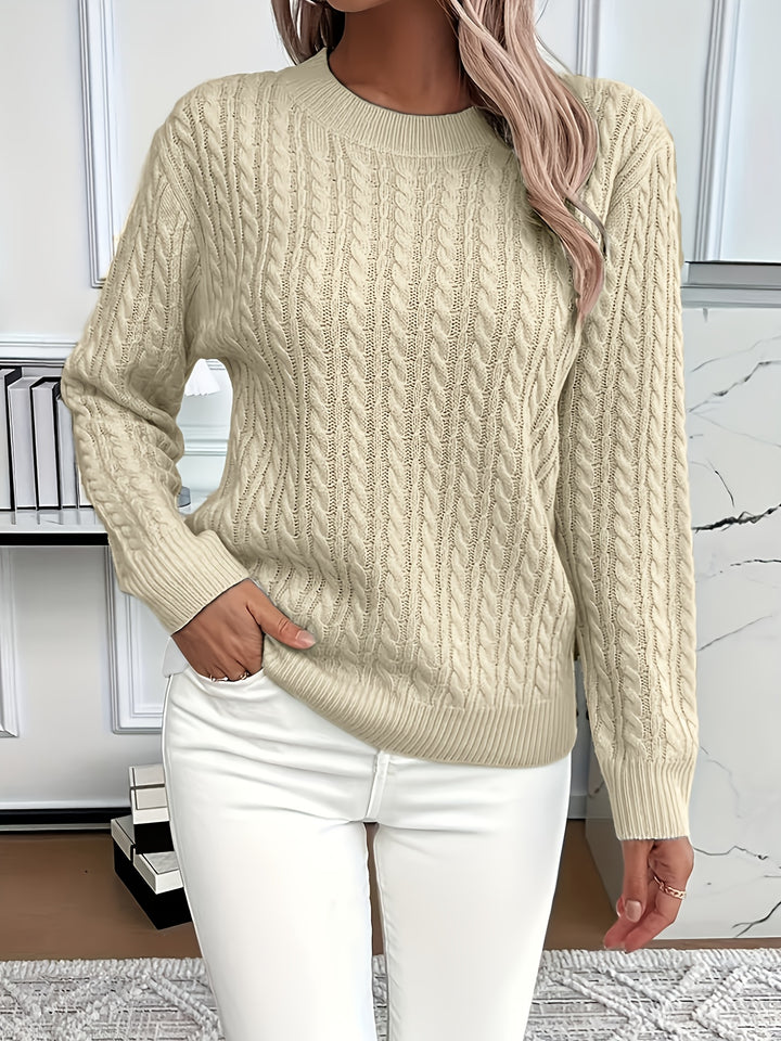 Lena | Pull en Tricot High-Low Moderne et Doux