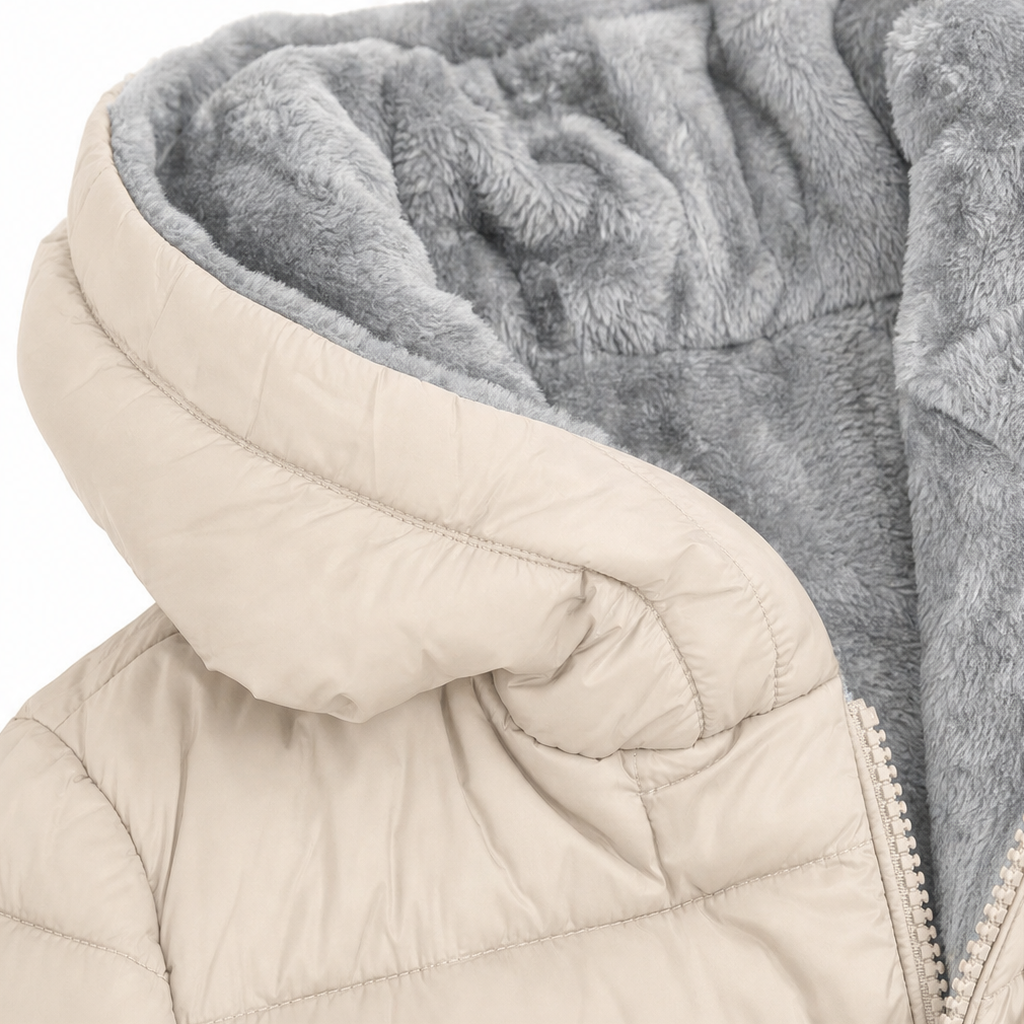 Laura | Veste matelassée pour femmes chaude et élégante avec capuche