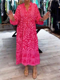 Mira | Robe Imprimée à Décolleté en V (Presque épuisée)