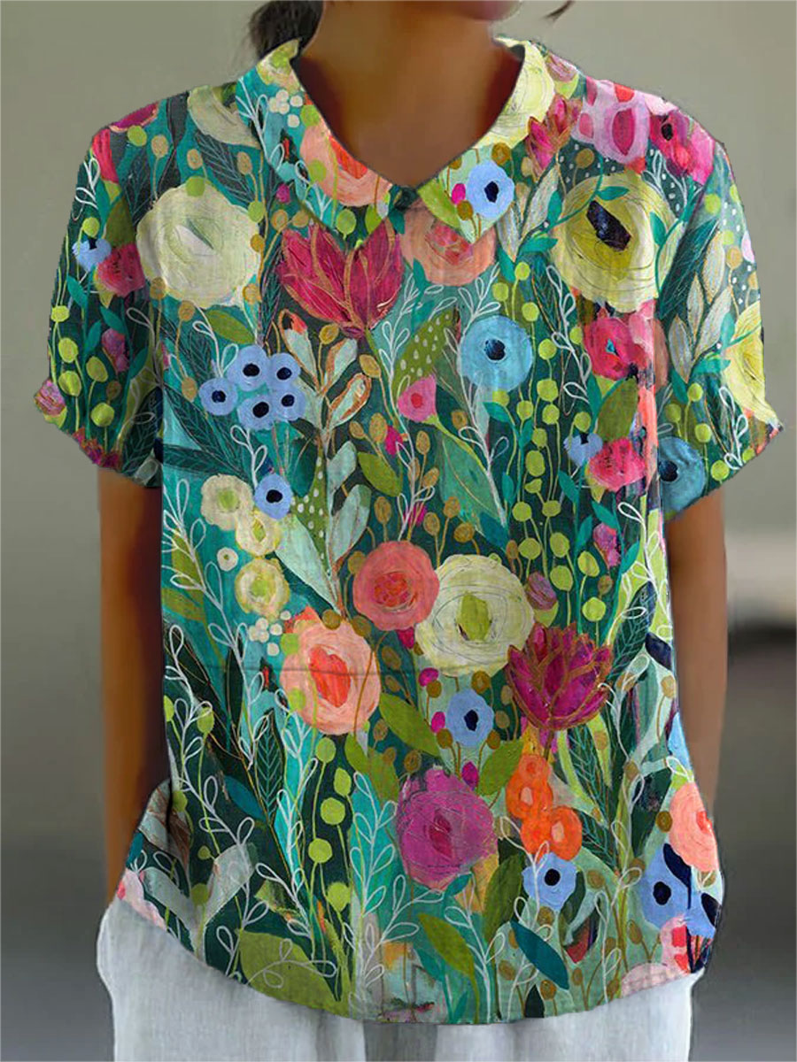 Daisy | Blouse Aquarelle Florale