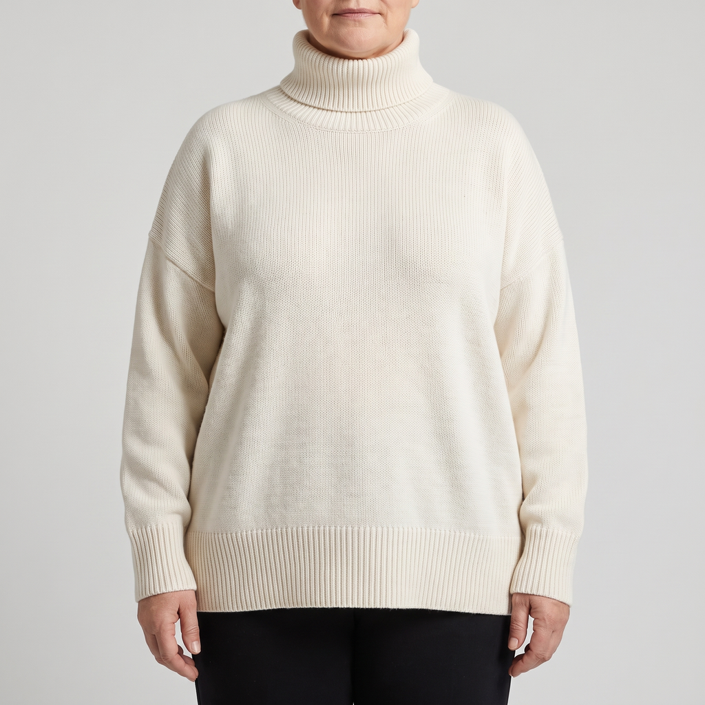 Sienna | Pull à col roulé oversized décontracté et luxueux pour femmes