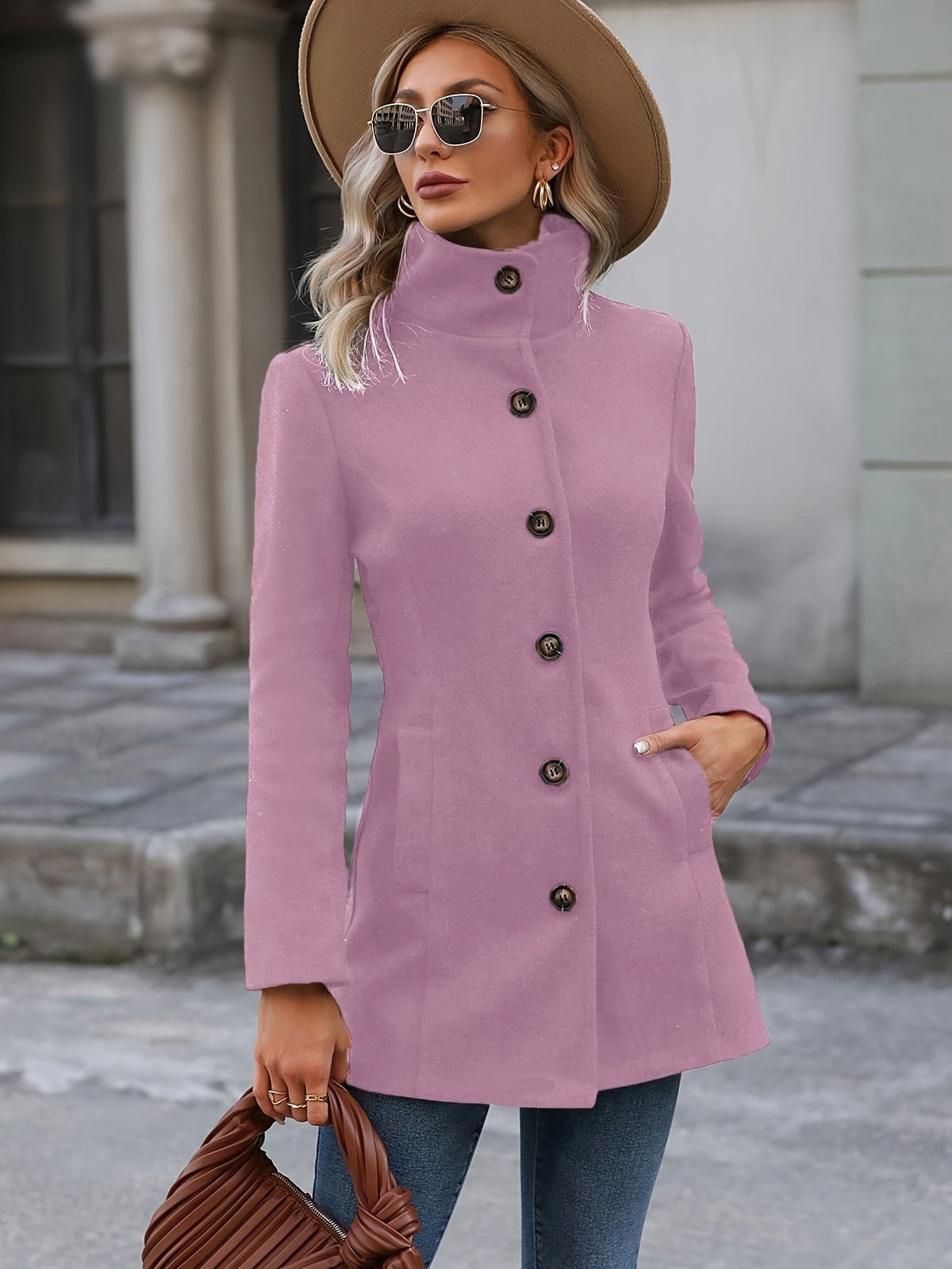 Julia | Trench-coat mi-long élégant et féminin