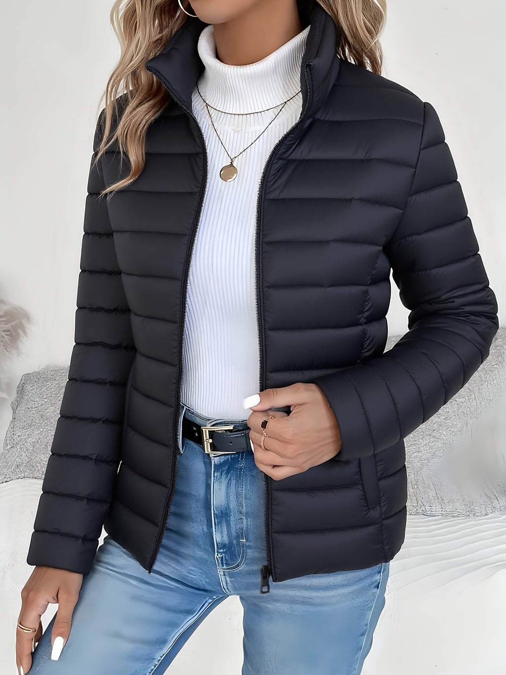 VESTE MATELASSÉE AJUSTÉE POUR FEMMES
