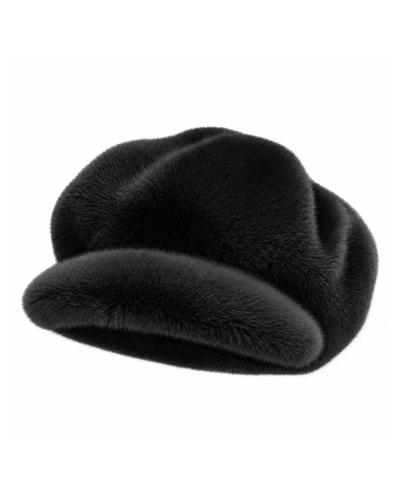 Chapeau Nuage en Fausse Fourrure
