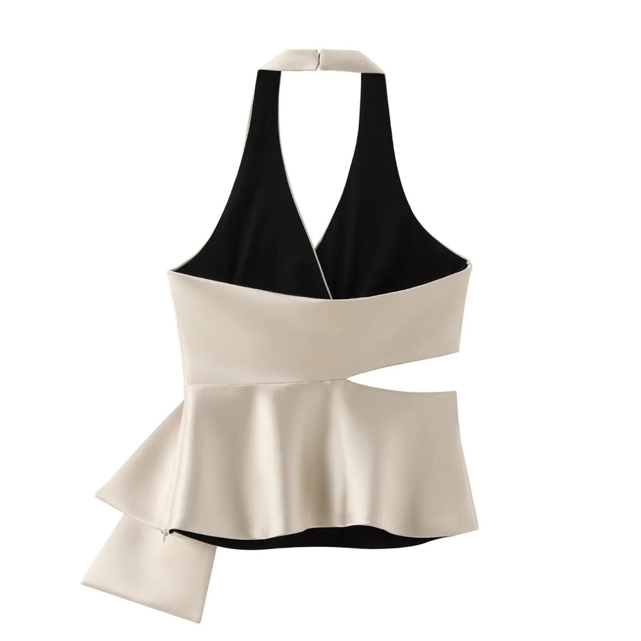 Top Dos-nu Avec Fermeture Nouée Pour Femme | Idéal Pour Le Printemps Et L’été