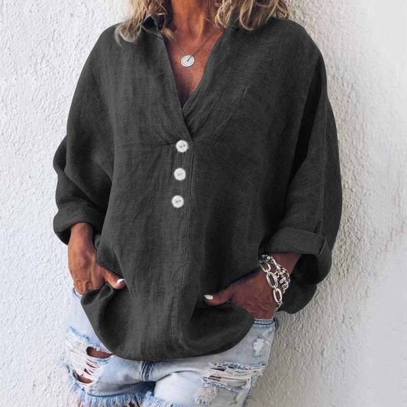 Isabelle | Pull léger et élégant pour femmes en mélange de coton et lin
