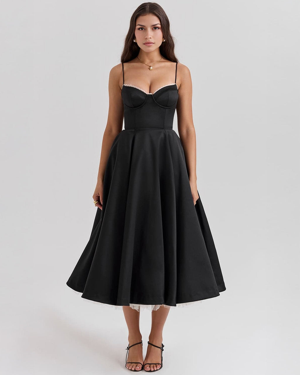 Ophira™ - Robe Midi Corset Élégante